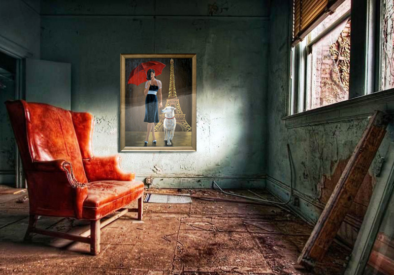 Grungy-Room-With-Art